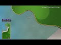 Golden Tee Great Shot on Tahiti Cove!