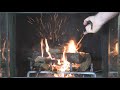 To download the 3 hour sound file of this video click here: tinyurl.com Do you want to snuggle up with a good book or a love one but have no fireplace? Enjoy this 3 hour continuous (no repeats) crackling fire in a fireplace using Douglas Fir wood. This is one of the 