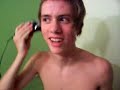 Blair cutting his hair off