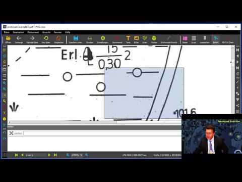 PDF in DWG - Raster in Vektor - Print2CAD 2017