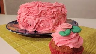 Gâteau à la rose