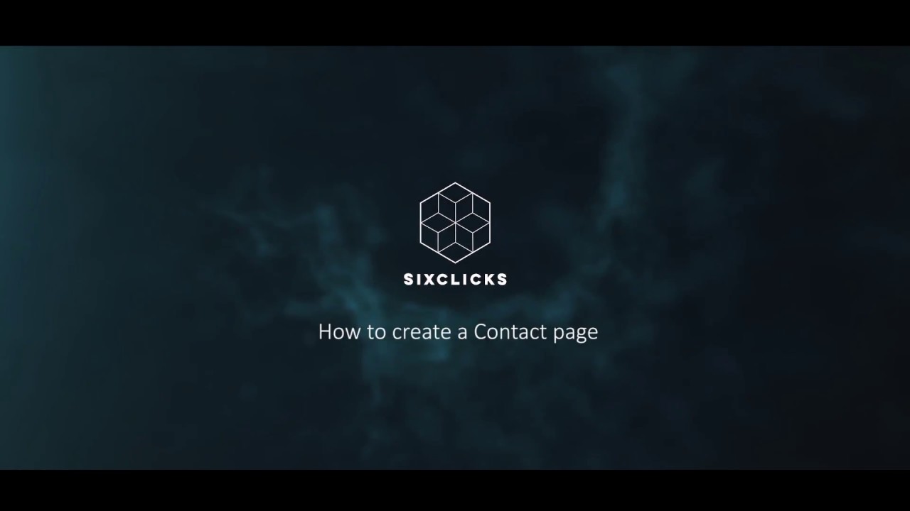 how to create contact us page