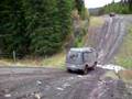 Delica 4X4 doing a hill