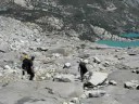 The hike down The hike down