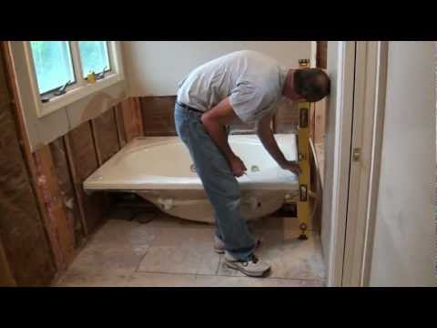 how to fit jacuzzi bath