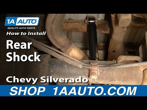 How To Install Replace Rear Shocks Chevy Silverado GMC Sierra 00-06 1AAuto.com