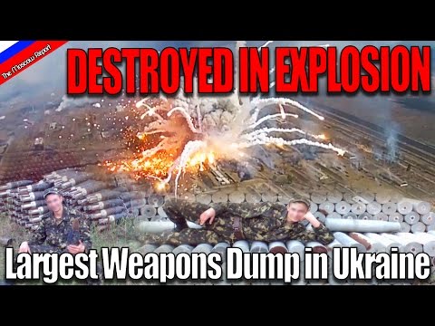 Huge Explosion in Ukraine - Details and was it Russian Sabotage? Weapon depot destruction in Kharkov
