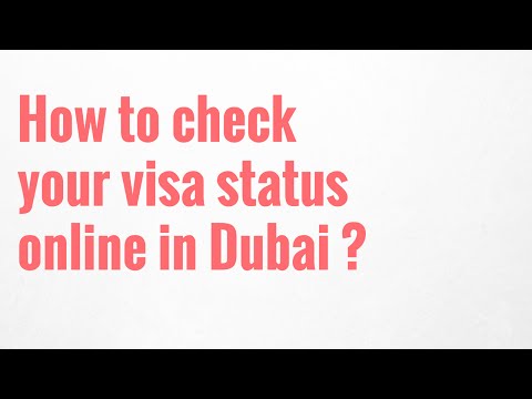 how to check uae visa status online