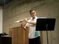 Poulenc sonata para flauta y piano - Alexis Angulo - mvt 2