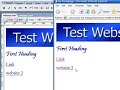 Dreamweaver Tutorial - 5 - Adding Hyperlinks
