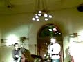 mikko plays some killing baritone solo over 'four' in a jam session, helsinki. other personnel is jarmo savolainen on piano, eerik siikasaari on duoblebass and rami eskelinen on drs.