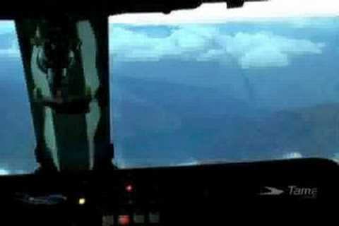 Flight Quito Loja Ecuador Fokker 28 TAME