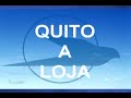 flight quito loja ecuador fokker 28 tame