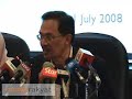 Anwar Ibrahim: Press Conference 01/07/2008 Part 1 Anwar Ibrahim: Press Conference 01/07/2008 Part 1