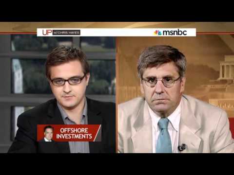 Stephen Moore nukes MSNBC Chris Hayes on rich liberals wanting to pay higher taxes (7/8/12)