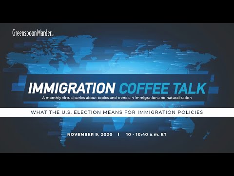 Webinar: What the U.S. Election Means for Immigration Policies