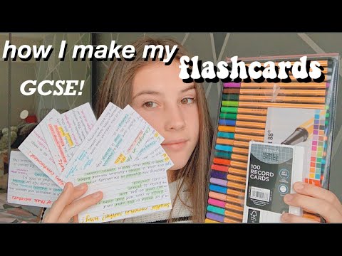 video-linktoworks-How I make my FLASHCARDS | GCSE student