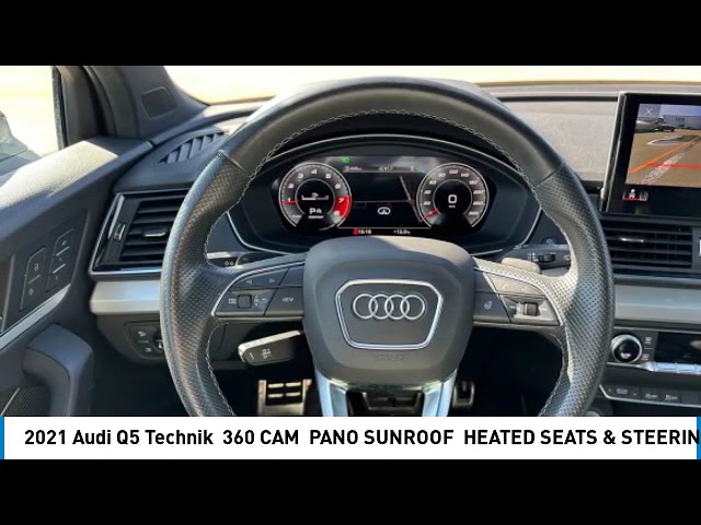 2021 Audi Q5 Technik | 360 CAM | PANO SUNROOF | HEATED SEATS in Cars & Trucks in Strathcona County