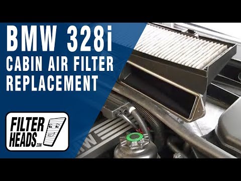 Cabin air filter replacement- BMW 328i