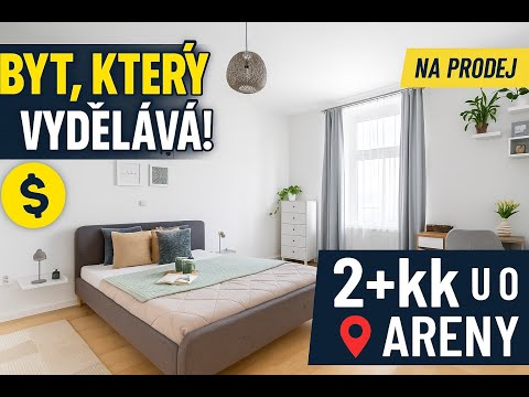 Video Prodej bytu 2+kk, 50 m2, Spojovací, Praha–Vysočany