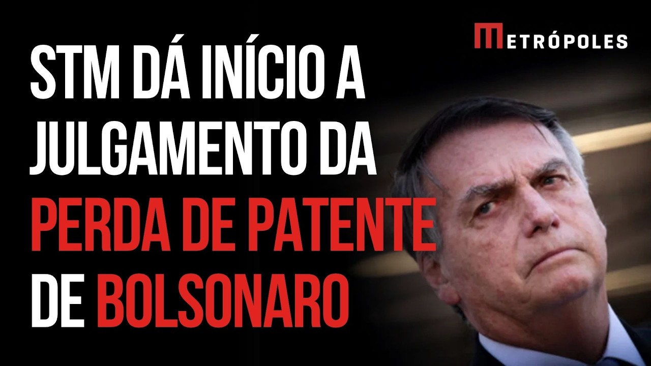 STM julga recurso de Jair Bolsonaro em processo de perda de patente por trama golpista