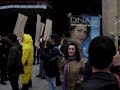 La Pita nel mitín de ZP n'Uviéu