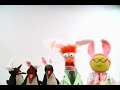 Muppet Show Bunsen and Beaker and some penguins