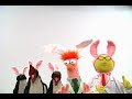 Muppet Show Bunsen and Beaker and some penguins