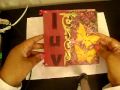 Very simple mini album using the indian summer paper pad....love this paper !!!
