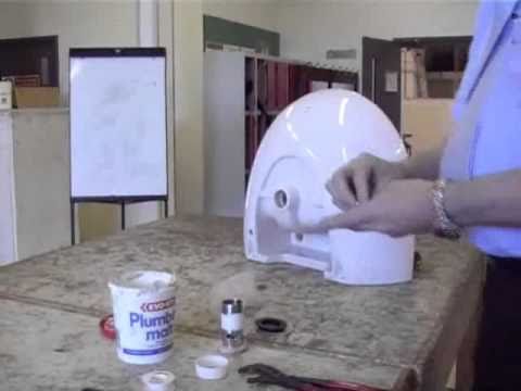 how to fit basin waste