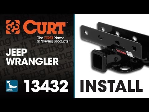 Trailer Hitch Install: CURT 13432 on Jeep Wrangler