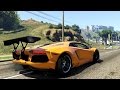 Lamborghini Aventador LP700-4 LibertyWalk v1.2 для GTA 5 видео 6