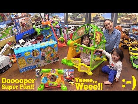 Educational Toys: Fun Kiddie Play Tent! VTech Grow & Discover Tree House Unboxing and Playtime