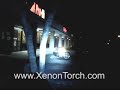 Xenon Torch EAGLE-EYE HID Tactical Flashlight at Night