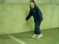 Alex doing the moonwalk