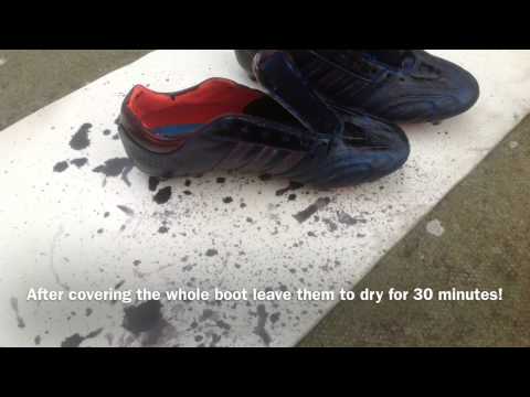 how to dye football boots