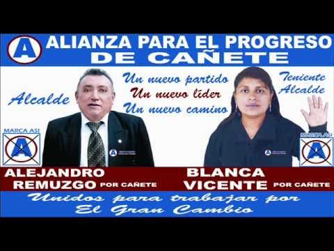 ALIANZA PARA EL PROGRESO CAÑETE DR. ALEJANDRO REMUZGO S. BLANCA VICENTE PRADO
