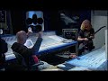 andrew tapley tracking a guitar solo for the human abstract's sophomore release with producer toby wright at red bull studios, santa monica, ca.