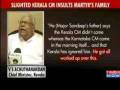 Communist Chief Minister of Kerala insults martyr sandeep unnikrishnan's family