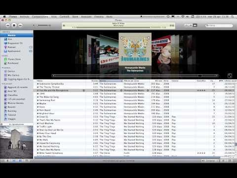 Importazione dei file musicali in iTunes - Max OSX Importazione dei file musicali in iTunes - Max OSX