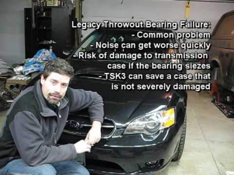 2005 Subaru Legacy GT Clutch Replacement (Part 1 of 2)