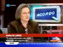 Entrevista � Ministra no telejornal da RTP1