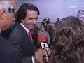 Aznar y el escote de Marta Nebot
