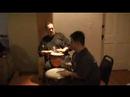 Playing for their supper