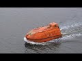 Testing the freefall boat