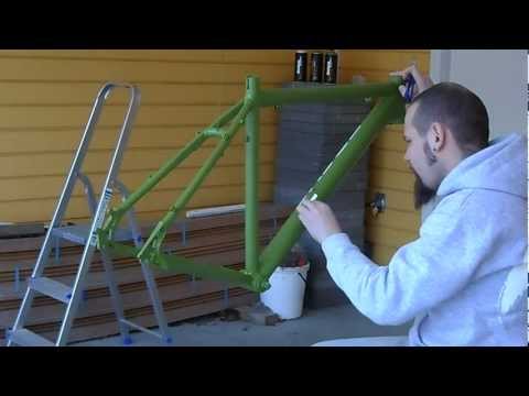 how to repaint a bike