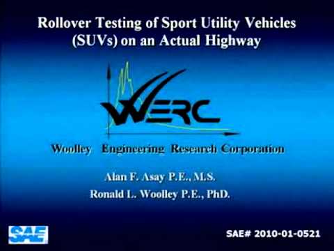 Rollover Testing of Sport Utility Vehicles on an Actual Highway
