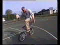STEER BACKWARDS_BMX_FLATLAND_TRICK STEER BACKWARDS_BMX_FLATLAND_TRICK