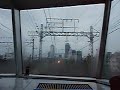 パノラマカー7042と7001Fのすれ違い