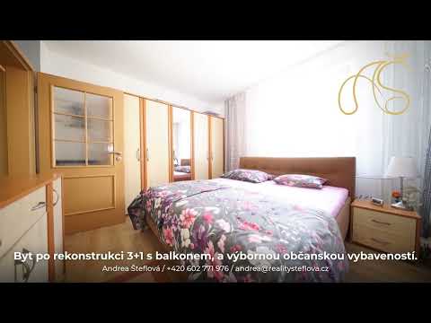 Video Prodej bytu 3+1, ul. Jar. Haška, Třebíč